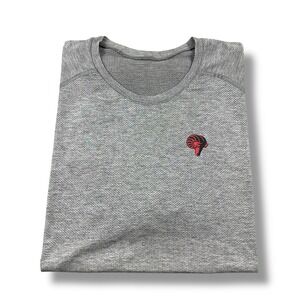 Lululemon x Lake Mary Rams Gray Metal Vent Tech S/S Shirt Mens L EUC Rare